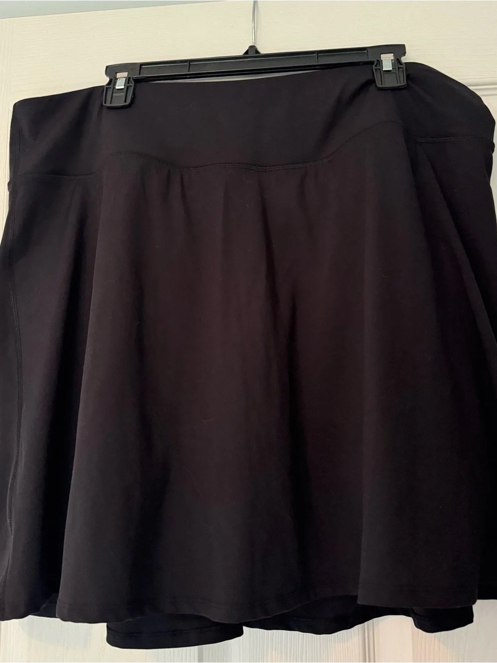 Classic Black A-Line Skort